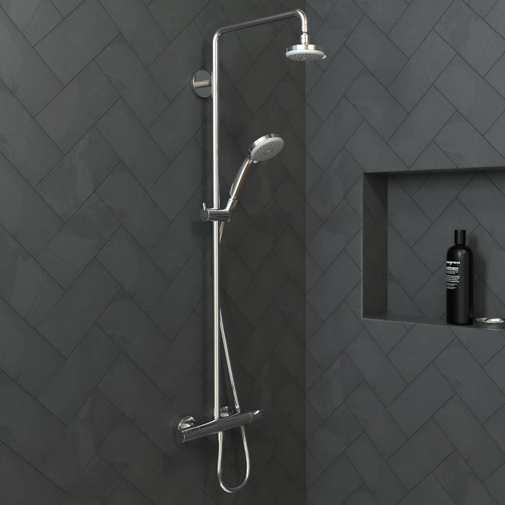 HANSGROHE 04071000 Croma 100 Showerhead E 3-Jet, 2.5 GPM - Chrome