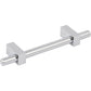 JEFFREY ALEXANDER 478-96PC Larkin 1 96 mm Center-to-Center Bar Pull - Polished Chrome