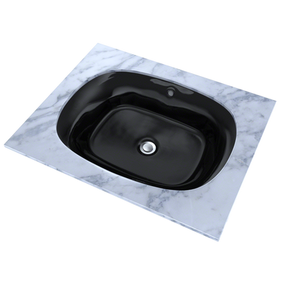 TOTO LT481#51 Maris 20-5/16" X 15-9/16" Oval Undermount Bathroom Sink - Ebony
