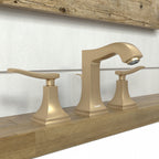 HANSGROHE 31330141 Metropol Classic Widespread Faucet 110 with Lever Handles and Pop-Up Drain, 1.2 GPM - Brushed Bronze