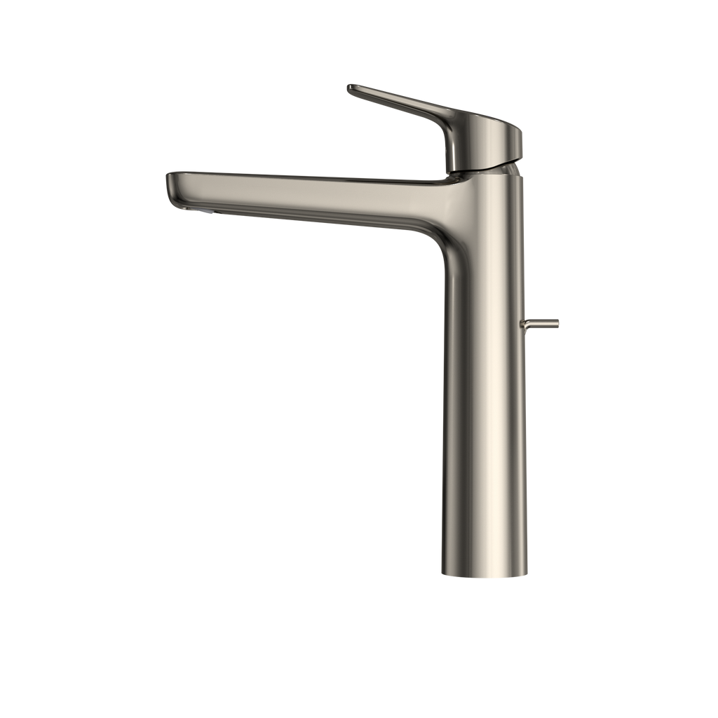 TOTO TLG03305U#PN Gs Series Single Handle Bathroom Faucet For Vessel Sink With Comfort Glide Technology And Drain Assembly - Polished Nickel