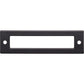 TOP KNOBS TK924BLK Hollin Pull Backplate - Flat Black