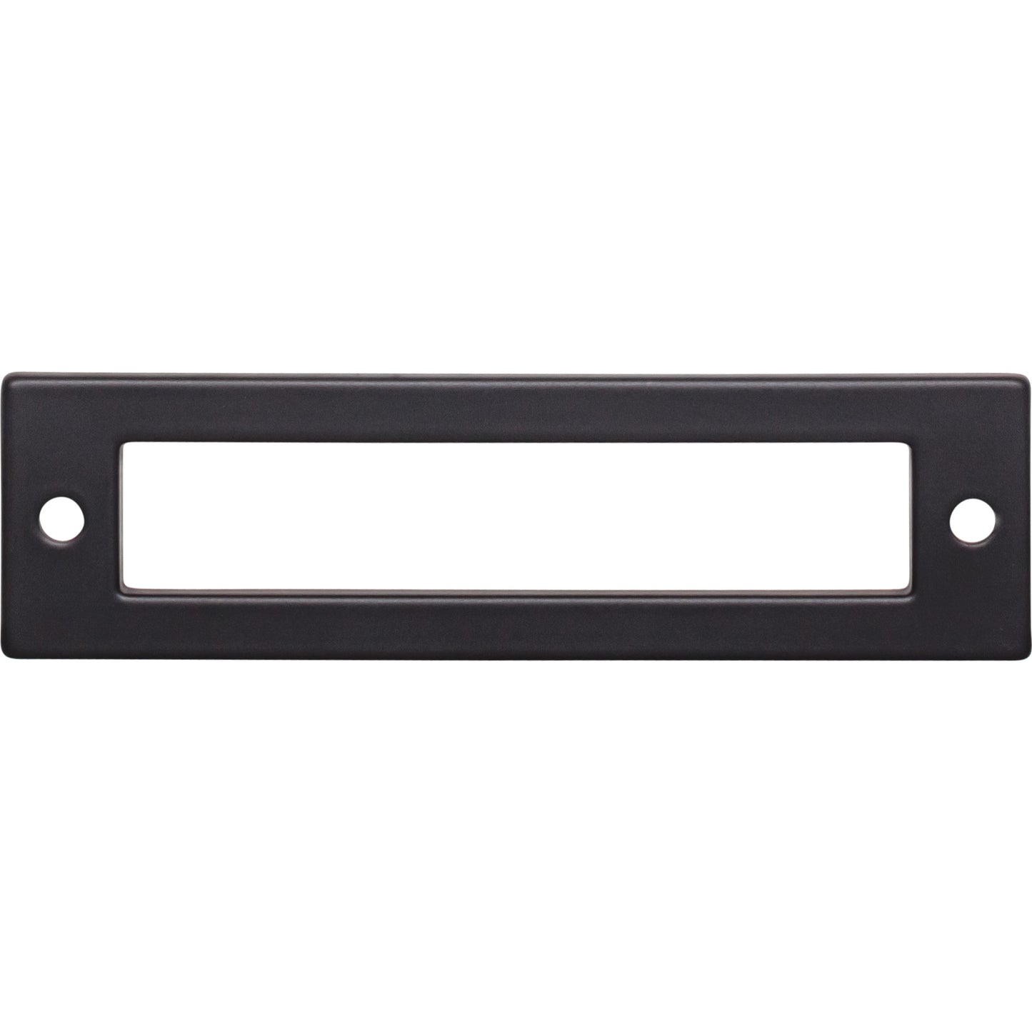 TOP KNOBS TK924BLK Hollin Pull Backplate - Flat Black