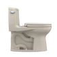 TOTO MS604124CEFG#03 UltraMax II One-Piece Elongated 1.28 GPF Universal Height Toilet with CEFIONTECT and SS124 SoftClose Seat , Bone