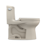 TOTO MS604124CEFG#03 Ultramax Ii One-Piece Elongated 1.28 Gpf Universal Height Toilet With Cefiontect And Ss124 Softclose Seat - Bone