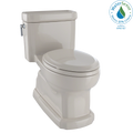 TOTO MS974224CEFG#03 Eco Guinevere Elongated 1.28 Gpf Universal Height Skirted Toilet With Cefiontect And Softclose Seat - Bone