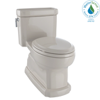 TOTO MS974224CEFG#03 Eco Guinevere Elongated 1.28 Gpf Universal Height Skirted Toilet With Cefiontect And Softclose Seat - Bone