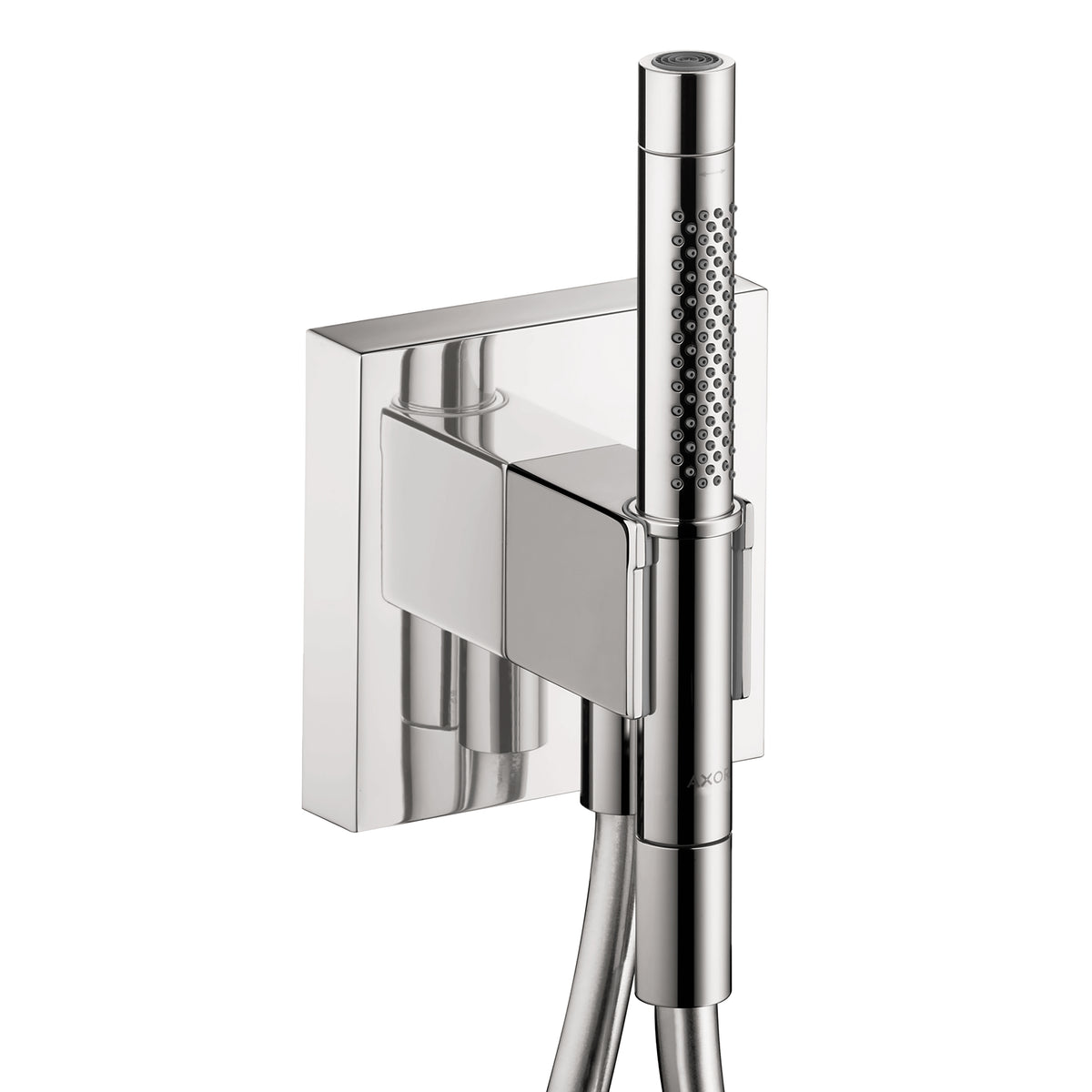 AXOR 12627001 ShowerSolutions Handshower Holder with Outlet 5" x 5" with Handshower, 1.75 GPM - Chrome