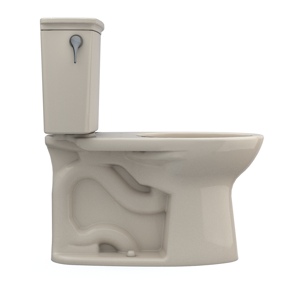 TOTO CST786CEG#03 Drake Transitional Two-Piece Elongated 1.28 Gpf Tornado Flush Toilet With Cefiontect - Bone