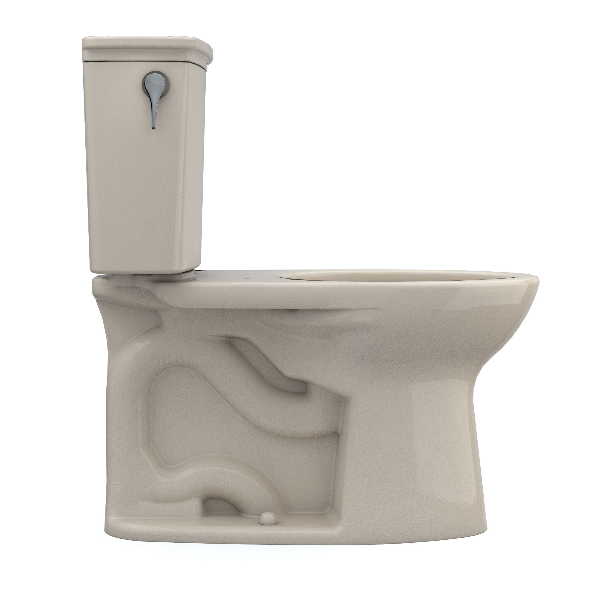 TOTO CST786CEG#03 Drake Transitional Two-Piece Elongated 1.28 Gpf Tornado Flush Toilet With Cefiontect - Bone