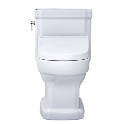 TOTO MW9743084CEFG#01 Washlet+ Eco Guinevere Elongated 1.28 Gpf Universal Height Toilet With C5 Bidet Seat - Cotton White