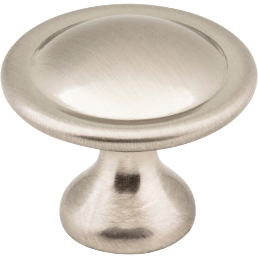 ELEMENTS 647SN Watervale 1-1/8" Diameter Mushroom Knob - Satin Nickel