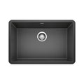 BLANCO 522259 Precis Precis SILGRANIT 27" Single Bowl Undermount Kitchen Sink - Anthracite in Anthracite