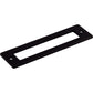 TOP KNOBS TK924BLK Hollin Pull Backplate - Flat Black