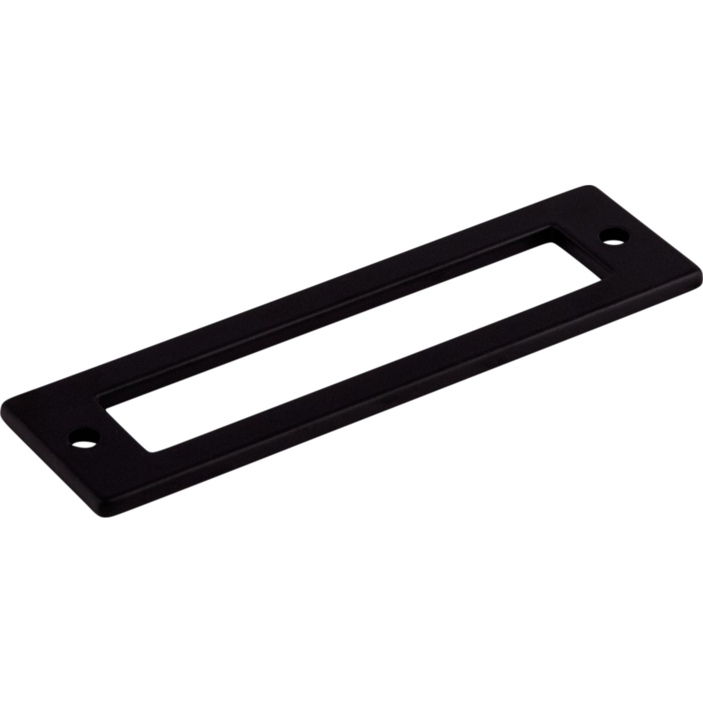 TOP KNOBS TK924BLK Hollin Pull Backplate - Flat Black