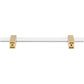 JEFFREY ALEXANDER 578-128BG Spencer 128 mm Center-to-Center Bar Pull - Brushed Gold