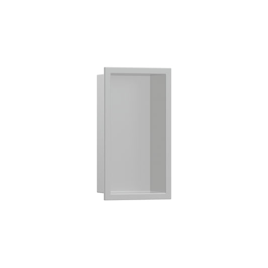 HANSGROHE 56057380 XtraStoris Original Wall Niche with Integrated Frame 12"x 6"x 4"  in Concrete Grey