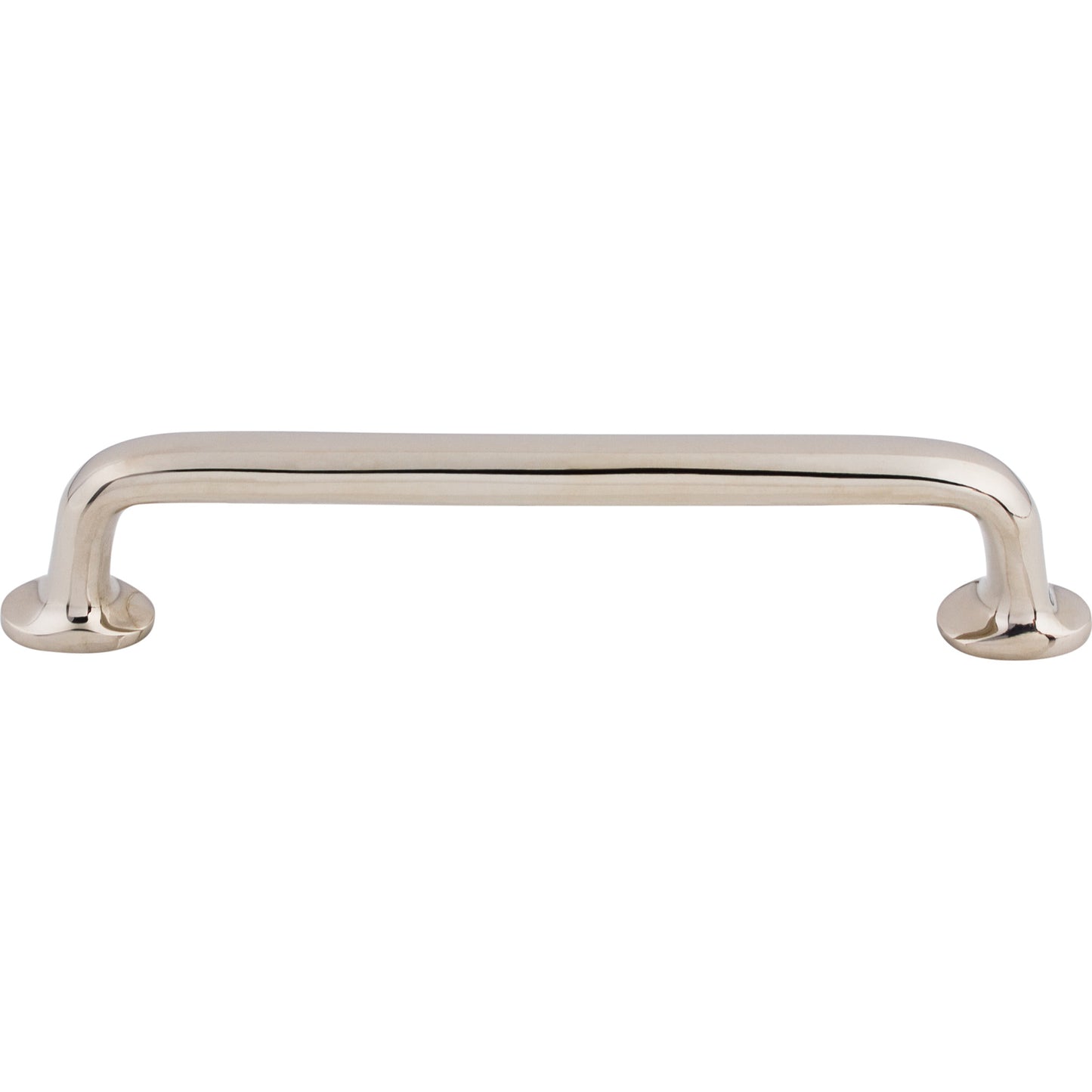 TOP KNOBS M1992 Aspen II Rounded 6" Center to Center Bar Pull - Polished Nickel