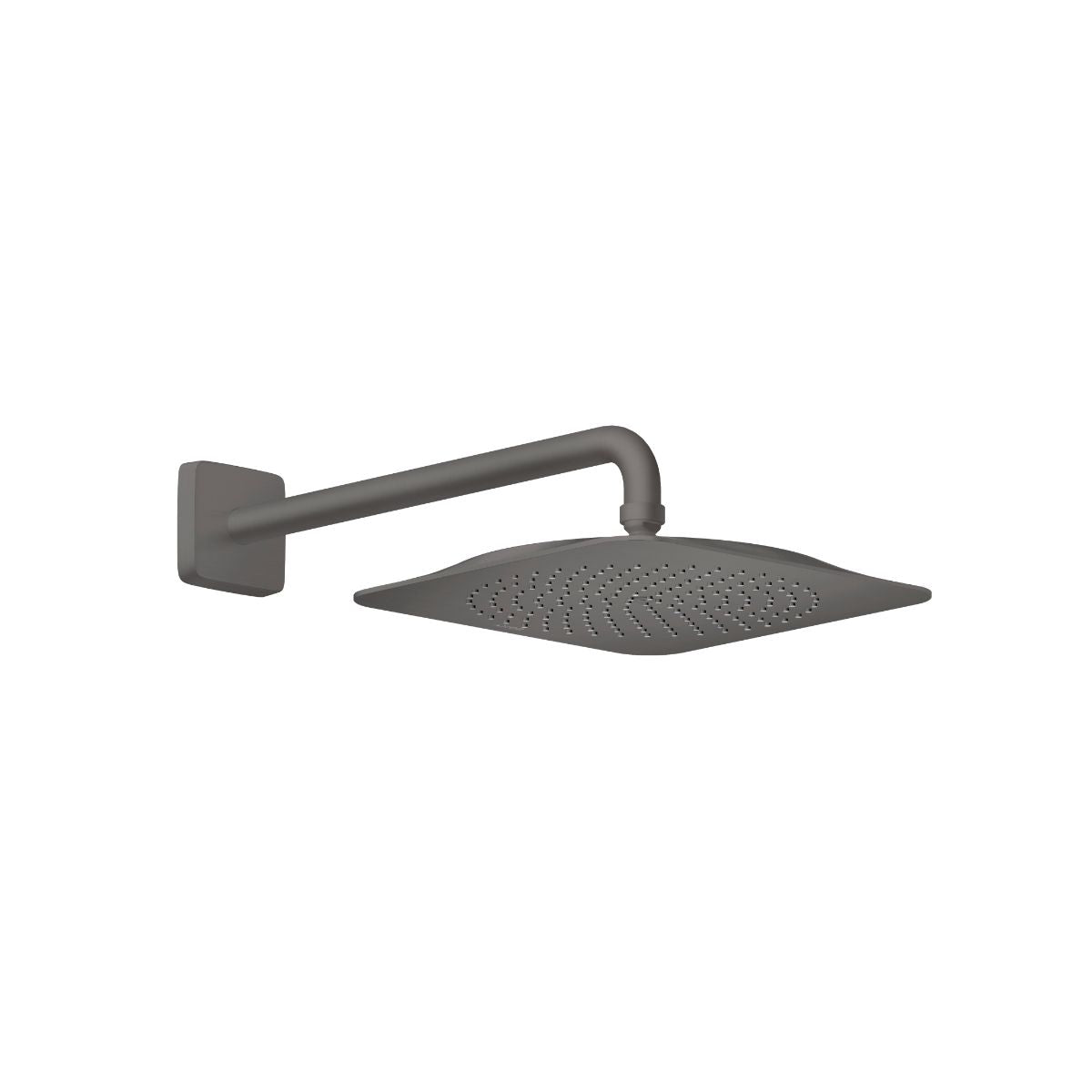 AXOR 28791341 Citterio C Showerhead 270 1- Jet with Showerarm Trim, 2.5 GPM - Brushed Black Chrome