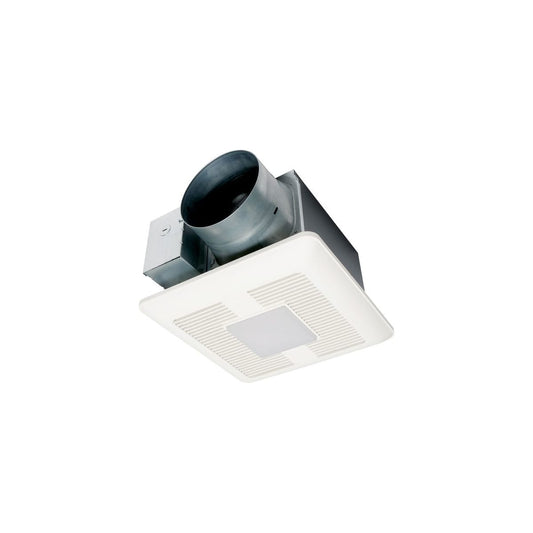 PANASONIC FV-1115VQL1 Fan/LED light with ECM Motor and Pick-A-Flow 110, 130, 150 CFM(LED chip panel incorporates night light).