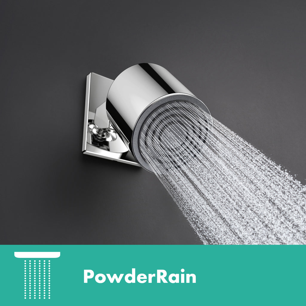 HANSGROHE 24131001 Pulsify S Showerhead 105 1-Jet, 2.5 GPM - Chrome