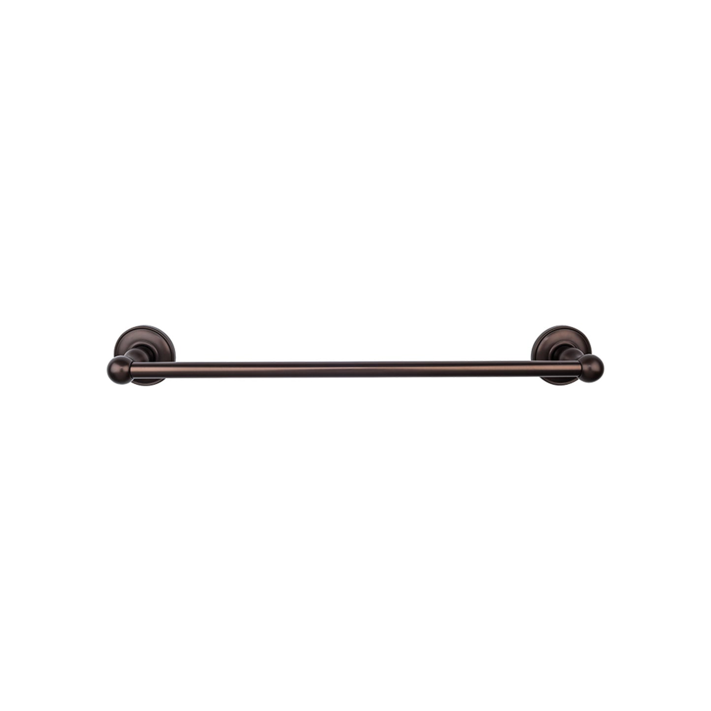 TOP KNOBS ED10ORBD TOP BATH (R) Edwardian Bath Single 32 1/2" Wall Mounted Towel Bar - Oil Rubbed Bronze