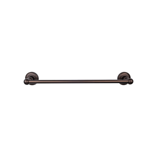 TOP KNOBS ED10ORBD TOP BATH (R) Edwardian Bath Single 32 1/2" Wall Mounted Towel Bar - Oil Rubbed Bronze