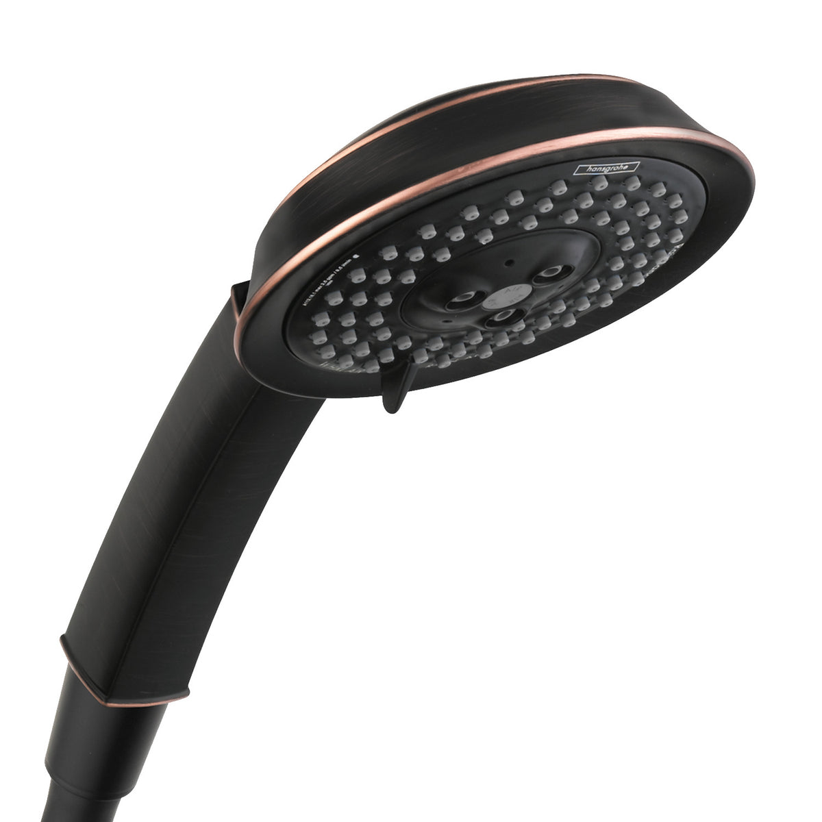 HANSGROHE 28548921 Raindance Classic Handshower 100 3-Jet, 2.5 GPM - Rubbed Bronze