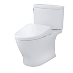 TOTO MW4424726CEFG#01 Washlet+ Nexus Two-Piece Elongated 1.28 Gpf Toilet With S7 Contemporary Bidet Seat - Cotton White
