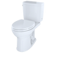 TOTO CST453CUFG#03 Drake II 1G Two-Piece Round 1.0 GPF Universal Height Toilet with CEFIONTECT , Bone