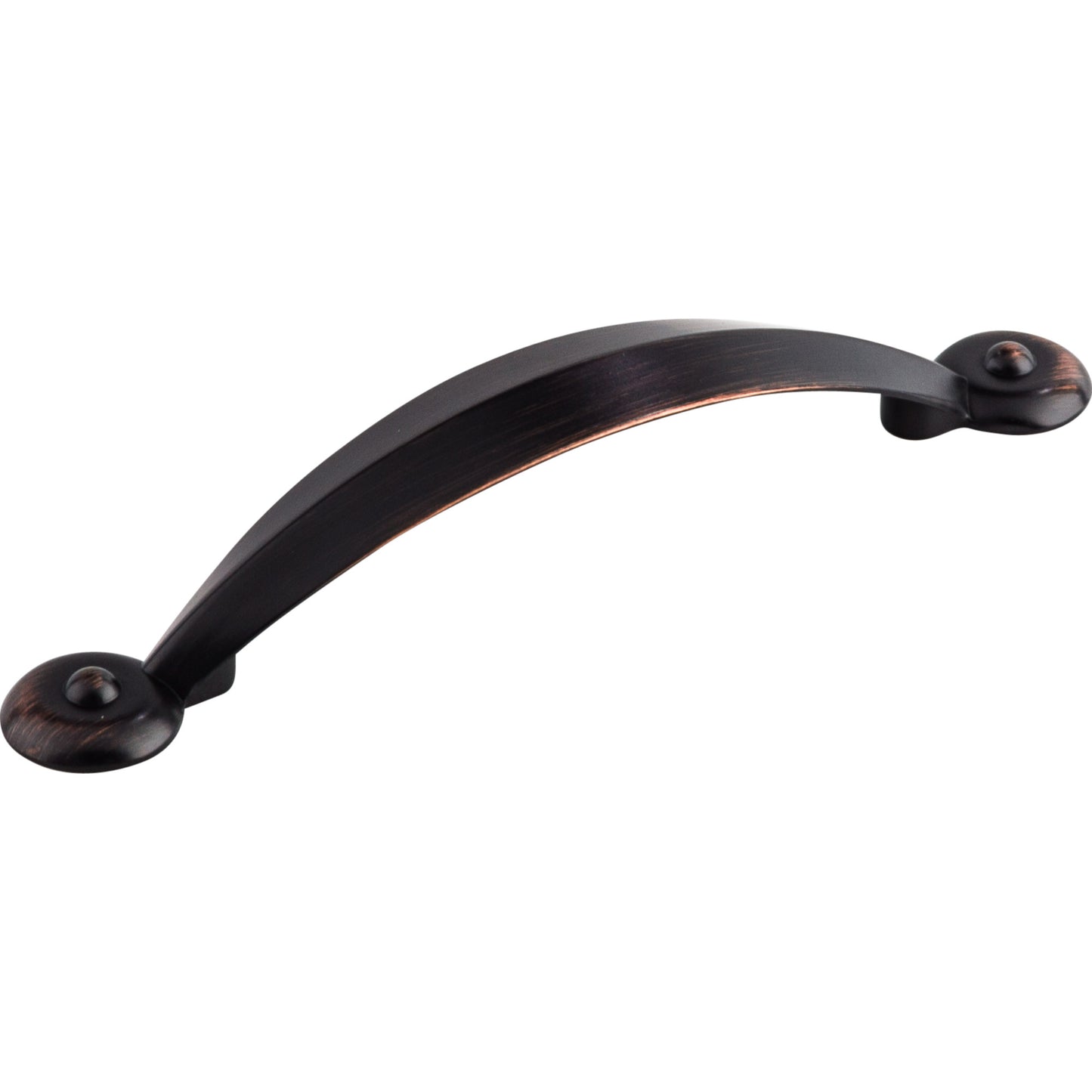 TOP KNOBS M1661 Angle 3 3/4" Center to Center Bar Pull - Tuscan Bronze