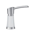 BLANCO 442054 Artona Artona Soap Dispenser - PVD Steel/White in Pvd Steel/White