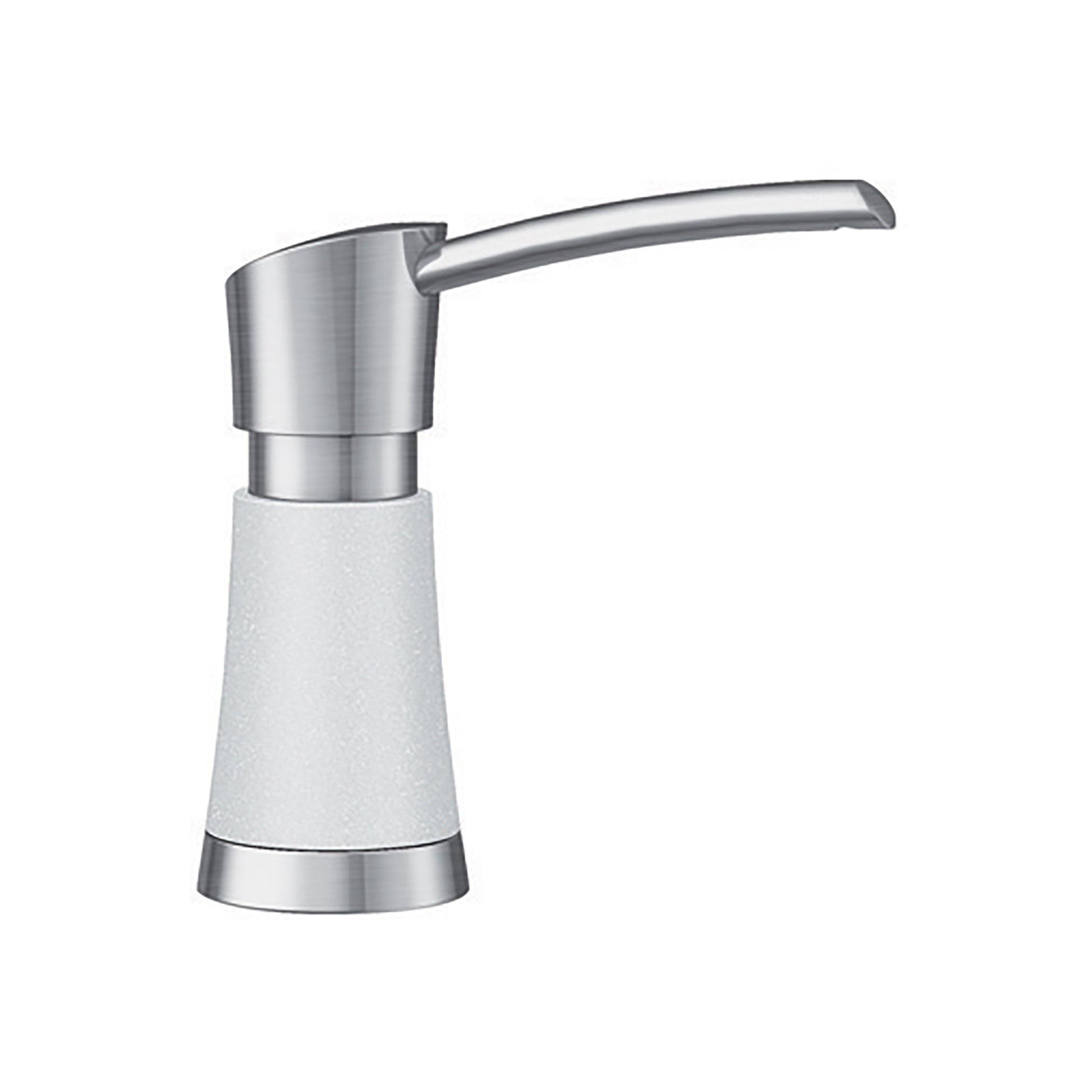 BLANCO 442054 Artona Artona Soap Dispenser - PVD Steel/White in Pvd Steel/White