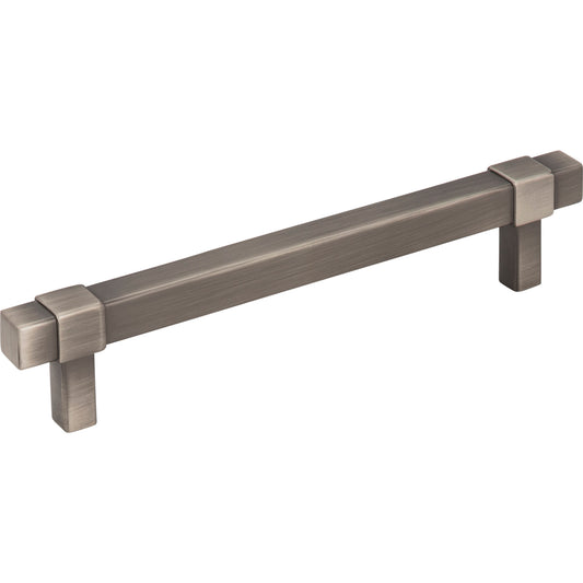 JEFFREY ALEXANDER 293-128BNBDL Zane 128 mm Center-to-Center Bar Pull - Brushed Pewter