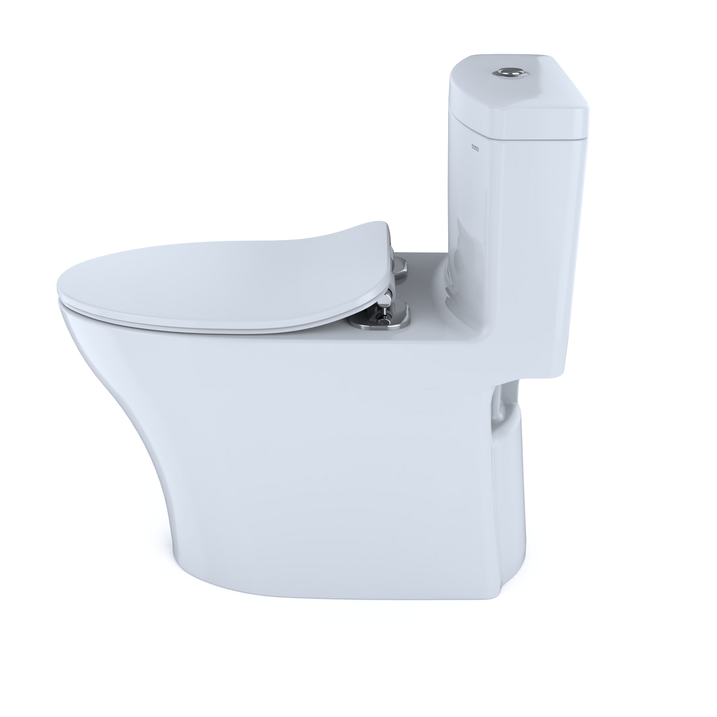 TOTO MS646234CEMFGN#01 Aquia IV One-Piece Elongated Dual Flush 1.28 and 0.9 GPF Universal Height , Cotton White