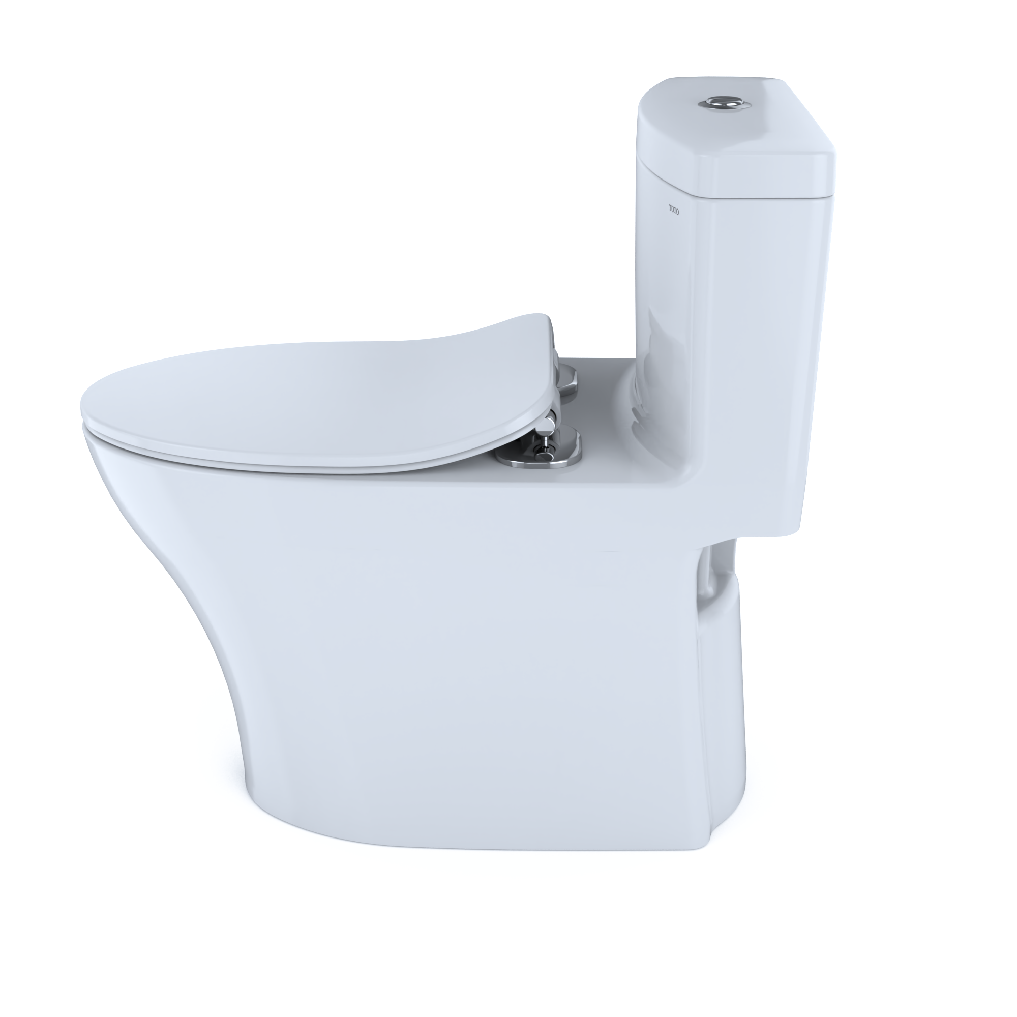 TOTO MS646234CEMFGN#01 Aquia Iv One-Piece Elongated Dual Flush 1.28 And 0.9 Gpf Universal Height - Cotton White