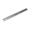 INFINITY DRAIN FXAS 6524 PS FXAS 65 24" FX Series Complete Kit with Wedge Wire Grate in Polished Stainless