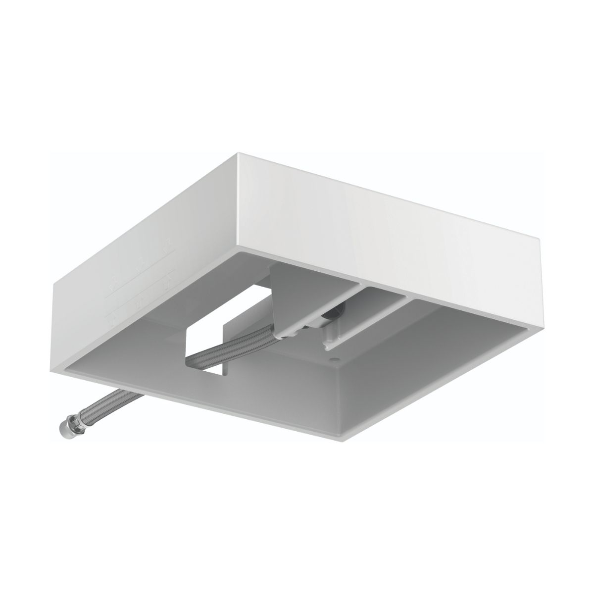HANSGROHE 26254181 Raindance E Rough, Showerhead 400 Square 1-Jet