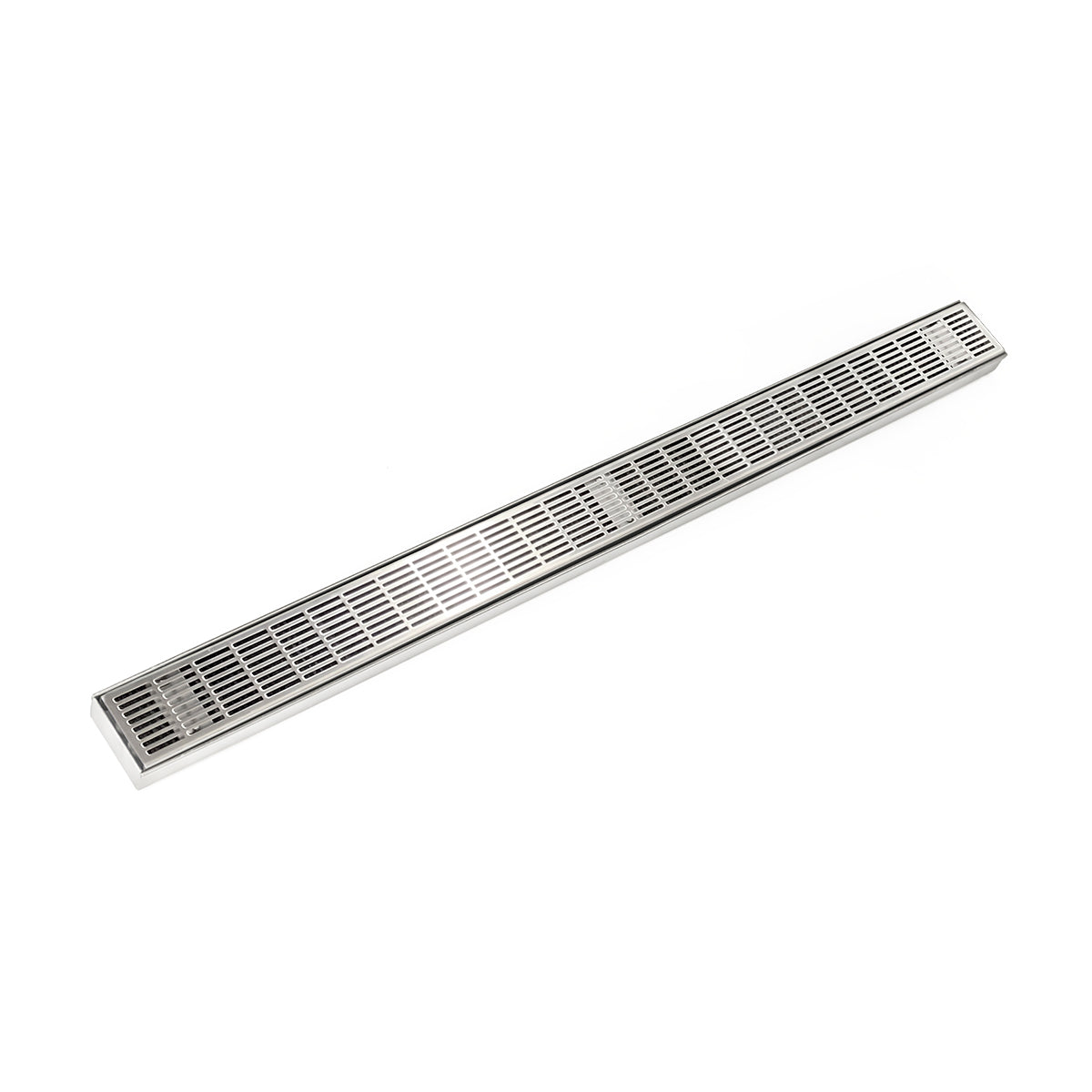 INFINITY DRAIN FXIG 6532 SS FXIG 65 32" FX Series Complete Kit with Perforated Slotted Grate in Satin Stainless