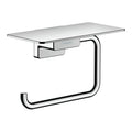 HANSGROHE 41772000 AddStoris Toilet Paper Holder with Shelf - Chrome