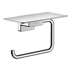 HANSGROHE 41772000 AddStoris Toilet Paper Holder with Shelf - Chrome