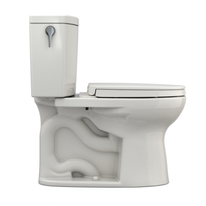 TOTO MS454124CUFG#12 Drake Ii 1G Two-Piece Elongated 1.0 Gpf Universal Height Toilet With Cefiontect And Ss124 Softclose Seat - Sedona Beige