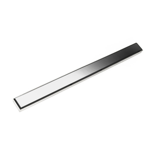 INFINITY DRAIN FXSG 6560 PS FXSG 65 60" FX Series Complete Kit with Solid Grate in Polished Stainless