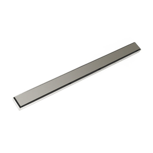 INFINITY DRAIN FXSG 6560 SS FXSG 65 60" FX Series Complete Kit with Solid Grate in Satin Stainless