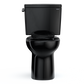 TOTO CST775CEF#51 Drake Two-Piece Round 1.28 GPF Universal Height TORNADO FLUSH Toilet with CEFIONTECT , Ebony