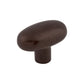 TOP KNOBS M1543 Aspen Large Potato 2" Length Oval Knob - Mahogany Bronze