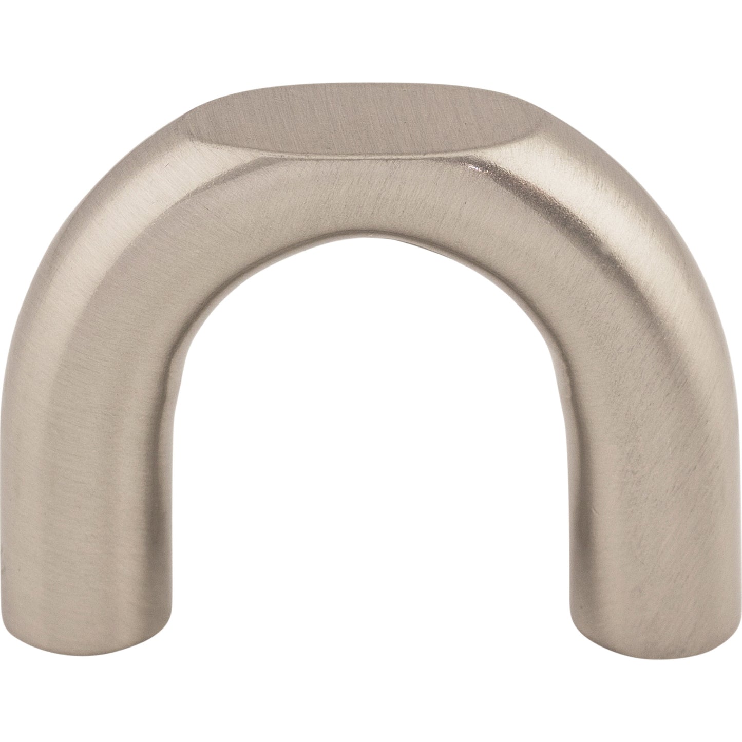 TOP KNOBS M546 Curved 1 1/4" Center to Center Bar Pull , Brushed Satin Nickel