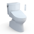 TOTO MW4743084CUFG#01 Washlet+ Vespin Ii 1G Two-Piece Elongated 1.0 Gpf Toilet And Washlet+ C5 Bidet Seat - Cotton White