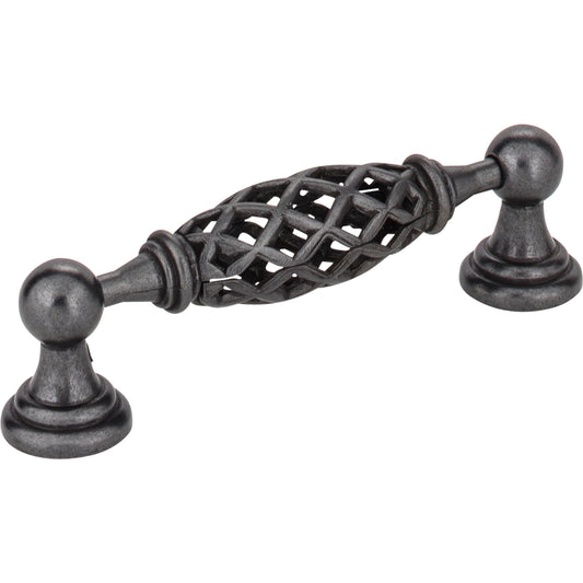 JEFFREY ALEXANDER 749-96B-DACM Tuscany 96 mm Center-to-Center Bar Pull , Gun Metal