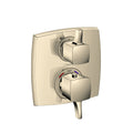 HANSGROHE 15727831 Ecostat Classic Thermostatic Trim with Volume Control, Square - Polished Nickel